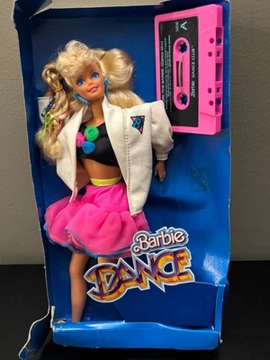 ¡Muñeca Barbie Dance Club con cinta de casete! Hit Dance Single 1989 Mattel sellado Foto 1 de 4