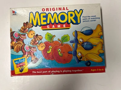 Juego de memoria original Milton Bradley 1996 vintage, completo en caja original Foto 1 de 4