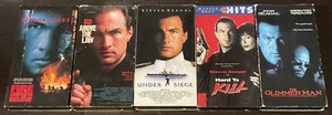 Steven Seagal VHS Movie Lot Of 5: Under Siege, Hard To Kill, Fire Down Below,… - Picture 1 of 7