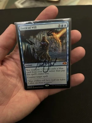 Force Of Will  - SIGNED BY RICHARD GARFIELD - FOIL DMR - Image 1 of 2