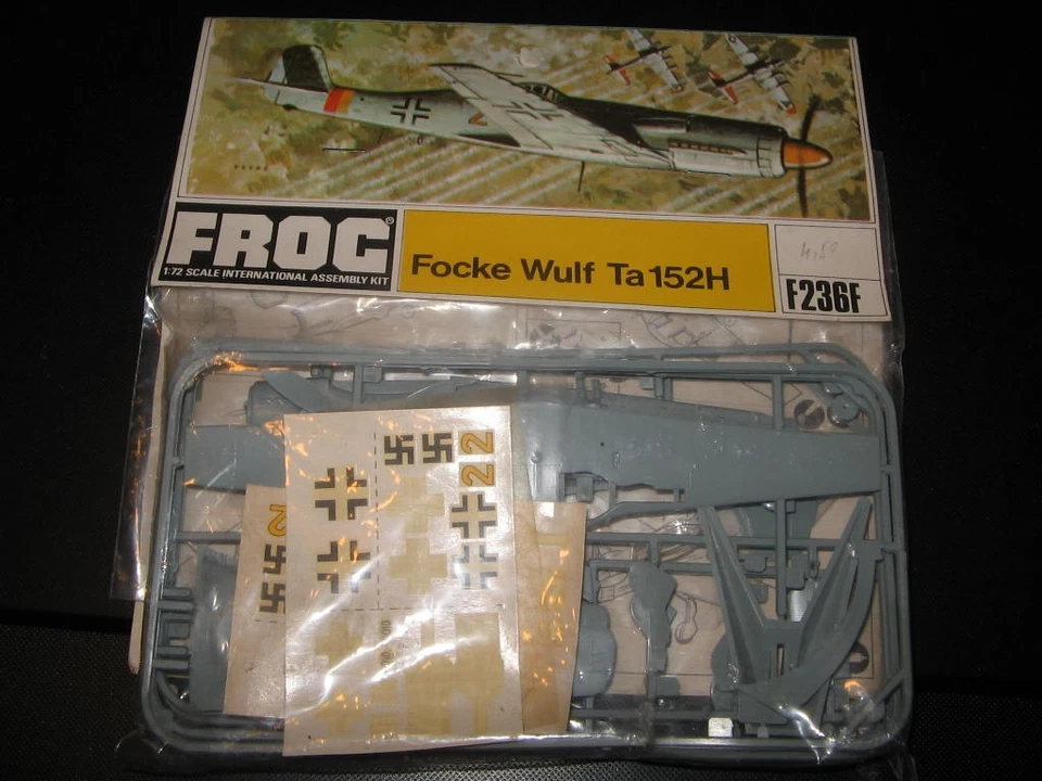 Frog  Focke Wulf TA 152H  scala 1/72  bagged - Immagine 1 di 1