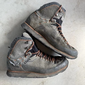 Salewa Ms Mtn Trainer 2 Mid GTX Gore-tex Boots Size Brown Men 11 - Picture 1 of 12
