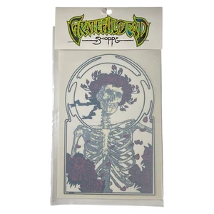 Vintage Grateful Dead Skull and Roses Window Decal Sticker LimitDead Editions - Picture 1 of 8