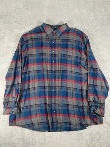 HB Herren 3XLT Flanellhemd DXL kariert Langarm Knopfleiste Freizeit Big&Tall Neu mit Etikett - Bild 1 von 9