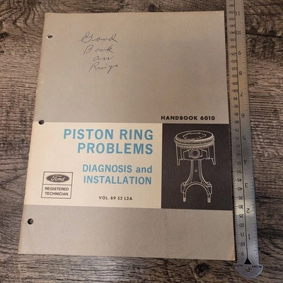 Ford Mercury Lincoln 1969 anillo de pistón problemas diagnóstico servicio entrenamiento manual Foto 1 de 4