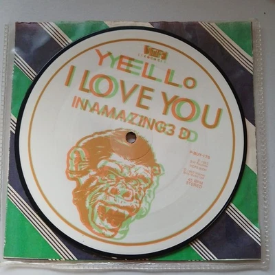 YELLO I Love You [In Amazing 3D]   45 [7" Picture Disc]  SirH70 - Image 1 of 2
