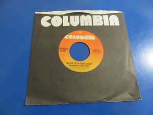 80's 45 RPM Records BLUE OYSTER CULT / Burnin' For You - Picture 1 of 2