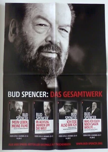 Bud Spencer Reklame original Poster Plakat Buch Mein Leben meine Filme - Bild 1 von 3