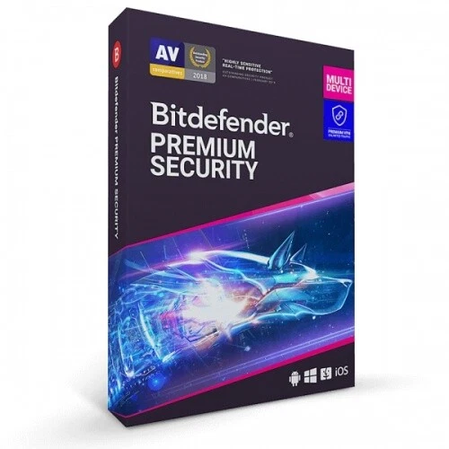 Bitdefender Premium Security, unlimitiert VPN, 10 Geräte - 1 Jahr* - Bild 1 von 1