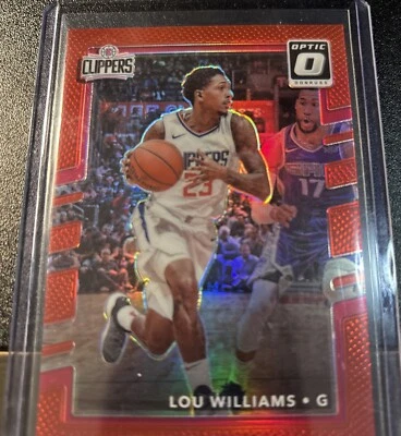 2017-18 Donruss Optic Lou Williams Red #6/99 #65 Clippers - Image 1 of 4