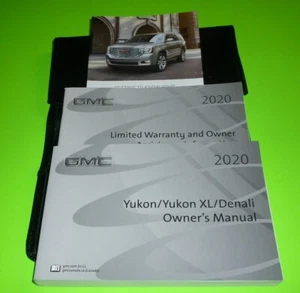 2020 GMC YUKON OWNERS MANUAL SET GUIDE 20 XL DENALI SLE SLT RWD 4X4 +CASE - Picture 1 of 1