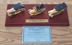 Lledo Days Gone RPL 1003 Rolls Royce Collection 1:64 24-carat gold plated AW172