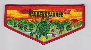 USA BOY SCOUTS OF AMERICA - ORDER OF ARROW OA HAUDENOSAUNEE LODGE 19 FLAP PATCH - Picture 1 of 2
