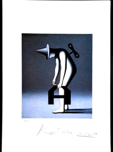Mark Kostabi - 70x50 cm - Limitierte Auflage - Nr.18/50 - Bild 1 von 3