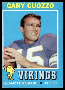 Topps Gary Cuozzo Minnesota Vikings 1971 #18 - Imagen 1 de 2