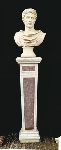 Marble Column Pedestal Stand Italian Grand Tour Cover
