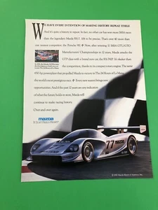 MAZDA RX 7 787B RX 792P IMSA ORIGINAL VINTAGE PRINT AD ADVERTISEMENT PRINTED - Picture 1 of 1