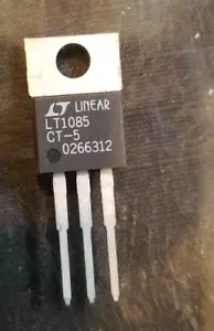 (1 PC) LINEAR TECH LT1085CT-5 Regulador de Voltaje +5V Bipolar 3 Pin - Imagen 1 de 1