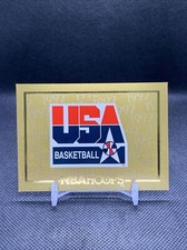 1991 NBA Hoops 1992 Dream Team USA Basketball Rare GOLD Cover Card #2