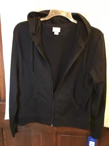Women's Prospirit Athletic Gear Black zipper jacket XL & drawstring pants Lg A4 - Picture 1 of 9