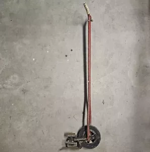 VTG Ottcraft Edge-O-Matic Manual Garden Edger Rare Tool Works Free Spinning Red - Picture 1 of 7