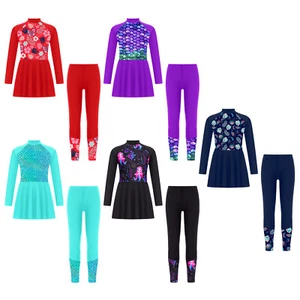 Kids Girls Bathing Suit Surfing Swimsuit Bottoms Swimwear Underwear Wetsuit Set - Picture 1 of 66