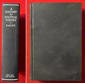 Vintage A HISTORY OF POLITICAL THEORY, by George H. Sabine, 1st Ed/ (Holt: 1937) - Foto 1 di 8