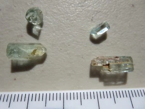 399 TERMINATED AQUAMARINE FROM N. CAROLINA. POSSIBLE FACET. EX OLD ROCK SHOP - Picture 1 of 3