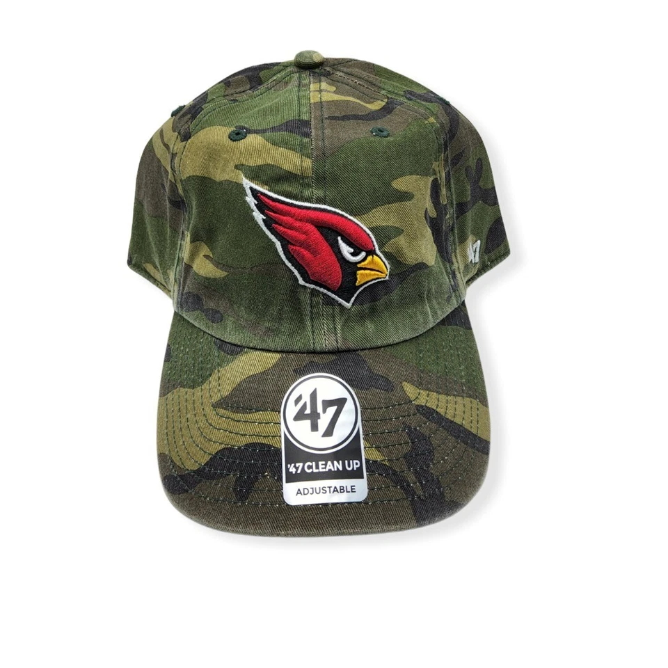 '47 Arizona Cardinals Clean Up Camo Adjustable Strap Hat Dad Cap