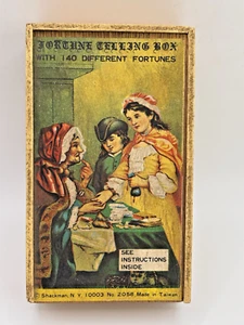 Shackman NY 1970 ‘s Fortune Telling Box Different Fortunes Taiwan Vintage - Picture 1 of 5