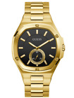 Guess Black And Gold-tone Analog Watch Gw0277g2
