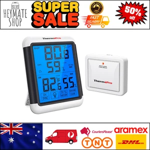 ThermoPro TP65 Digital Wireless Hygrometer Indoor Outdoor Thermometer Wireless - Picture 1 of 8