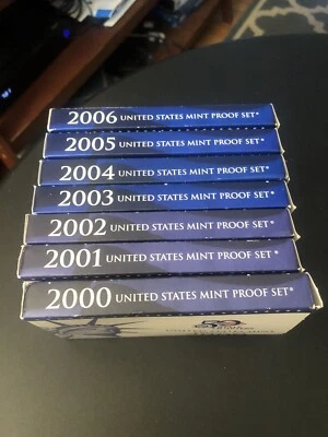 2000-2006 US Proof Sets (7 Sets) - Image 1 of 2