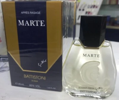 MARTE BATTISTONI 45ML APRèS RASAGE  nuovo gottuso vecchia formula raro vintage  - Immagine 1 di 4