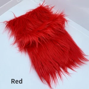 Faux Fur Fabric 8CM Long Fluffy DIY Material Sewing Toy Doll Hair 25 45CM - Picture 1 of 30