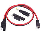 SAE Plug to DC 5.5 x 2.1mm Female 14AWG Adapter Cable Automotive RV Solar Panel
