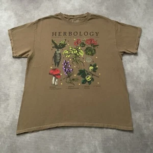 Harry Potter Herbology Graphic Tee Shirt Size L Garden Wizard Universal Studios  - Picture 1 of 13