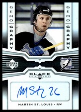 2005-06 BLACK DIAMOND GEMOGRAPHY MARTIN ST LOUIS