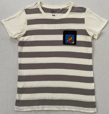 Keith Haring Uniqlo Striped Shirt White And Gray Size Youth Size M - Image 1 of 4