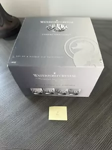 Set di 4 occhiali doppi vecchio stile Waterford Crystal Listmore Traditions nuovi con scatola - Foto 1 di 8