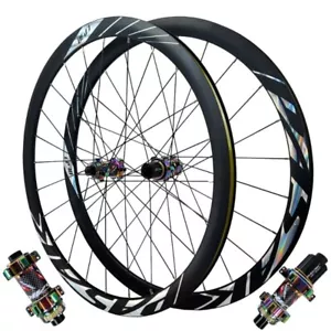700C 24H Road Bike Wheelset Disc Brake Center Lock Straight Pull HG MS XDR Hub - Picture 1 of 24