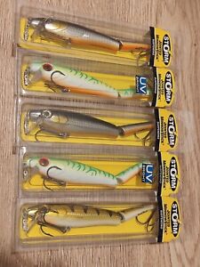 Genuine Lot Of 5 STORM Jointed Minnow Stick Lures Assorted New In Boxes