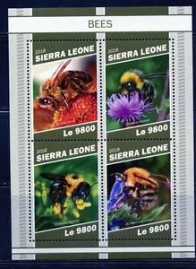 Sierra Leone 2018 Api Foglio come Nuovo Mai Incernierato - Foto 1 di 1