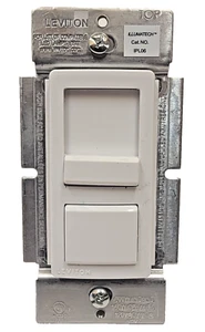 Leviton Decora IPL06-10Z LED 3-Way Slide Dimmer 120 - Picture 1 of 9