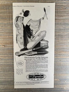 Pyralin Manicure Set Ivory Amber Shell Arlington NJ 1924 Vintage Print Ad - Picture 1 of 1