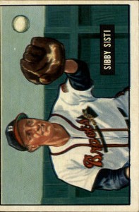 1951 Bowman Baseball Card #170 Sibby Sisti - VG-EX