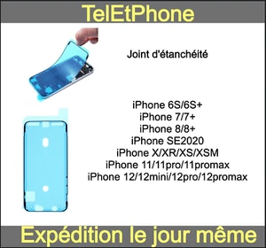 Joint Etanchéité Adhésif Iphone 6S 7 8 X XR XS XSM 11 12 13 14 Mini Pro Promax - Bild 1 von 25