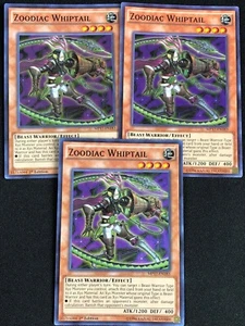 YUGIOH ZOODIAC PEITSCHENSCHWANZ MP17-DE183 1. SUPER X3 NM - Bild 1 von 1
