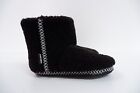 Muk Luks New Slippers Size 37 Uk 4 Black Bnwts Boots