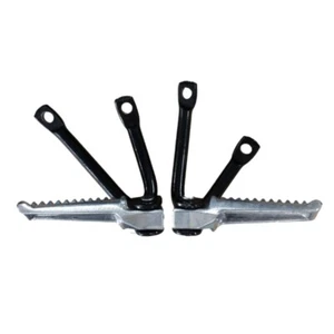 2Pcs Foot Pedals Foot Pegs Universal Folding Footrests Durable Rear Pedals - Picture 1 of 8